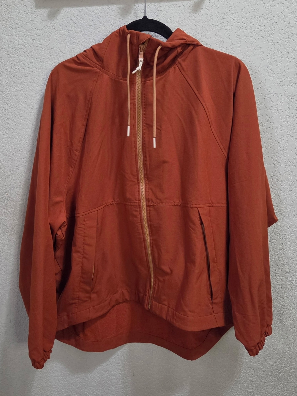 Old Navy Women's Rust Hooded Utility Jacket